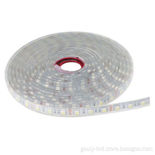 Silicone Waterproof LED Strip, Soft Silicone Gel On Back + Silicone Glue On Surface